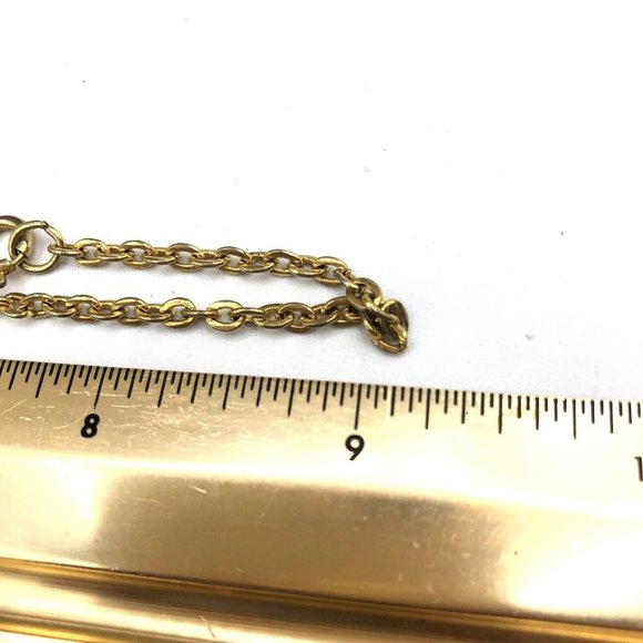 Vintage Crystal Waterfall Dangle Necklace Ruby Red Bezel Set Rhinestone Necklace - Picture 7 of 8